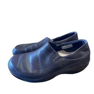 Timberland Navy Blue Leather Loafers